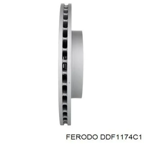 DDF1174C1 Ferodo Гальмо дискове переднє