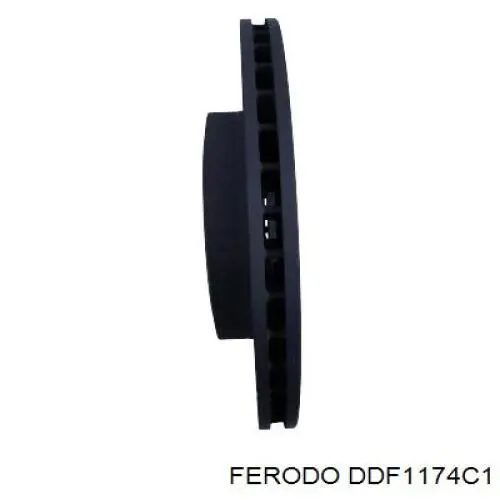 Диск переднього гальма Ferodo DDF1174C1 ціна, від 74.11 USD