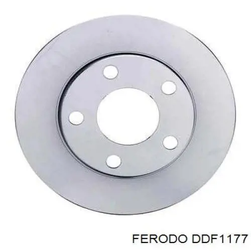 Купити DDF1177 Ferodo Диск заднього гальма