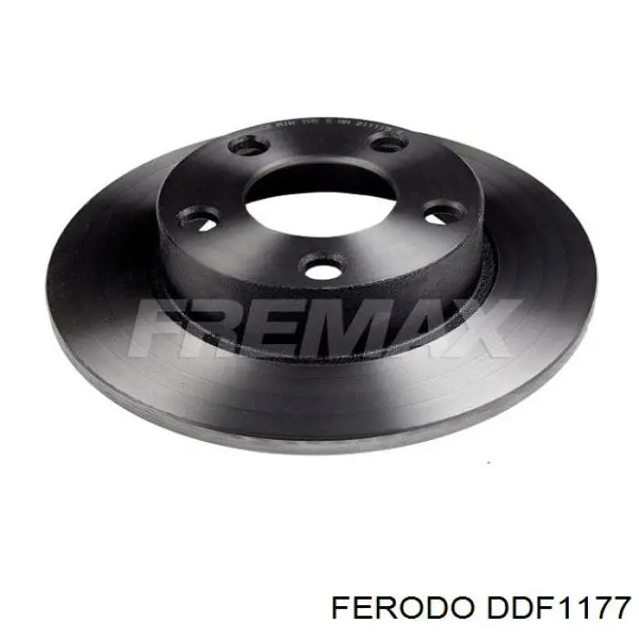Диск гальмівний задній Ferodo DDF1177