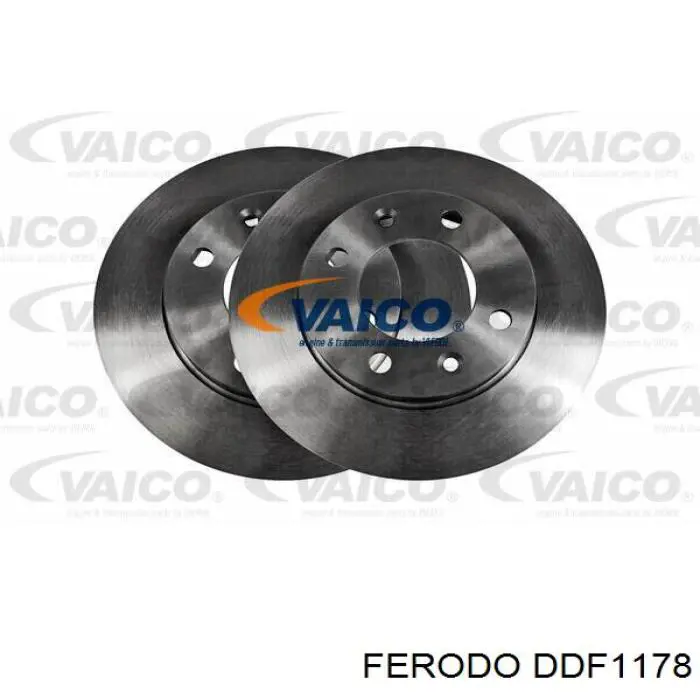 Купити DDF1178 Ferodo Диск заднього гальма
