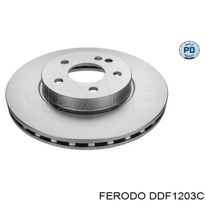 DDF1203C Ferodo Гальмо дискове переднє