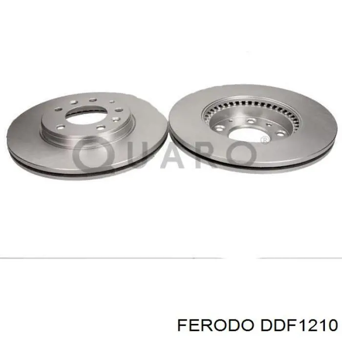 DDF1210 Ferodo Гальмо дискове переднє