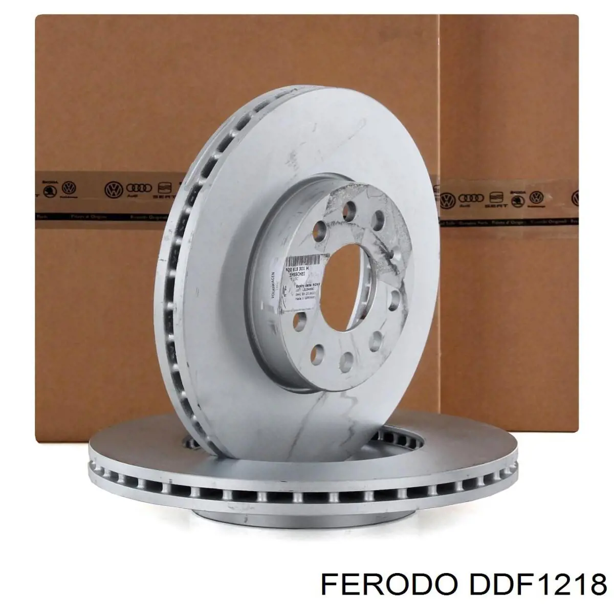 Ремкомплект передніх гальм DDF1218 Ferodo