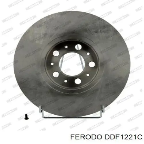 DDF1221C Ferodo диск гальмівний передній