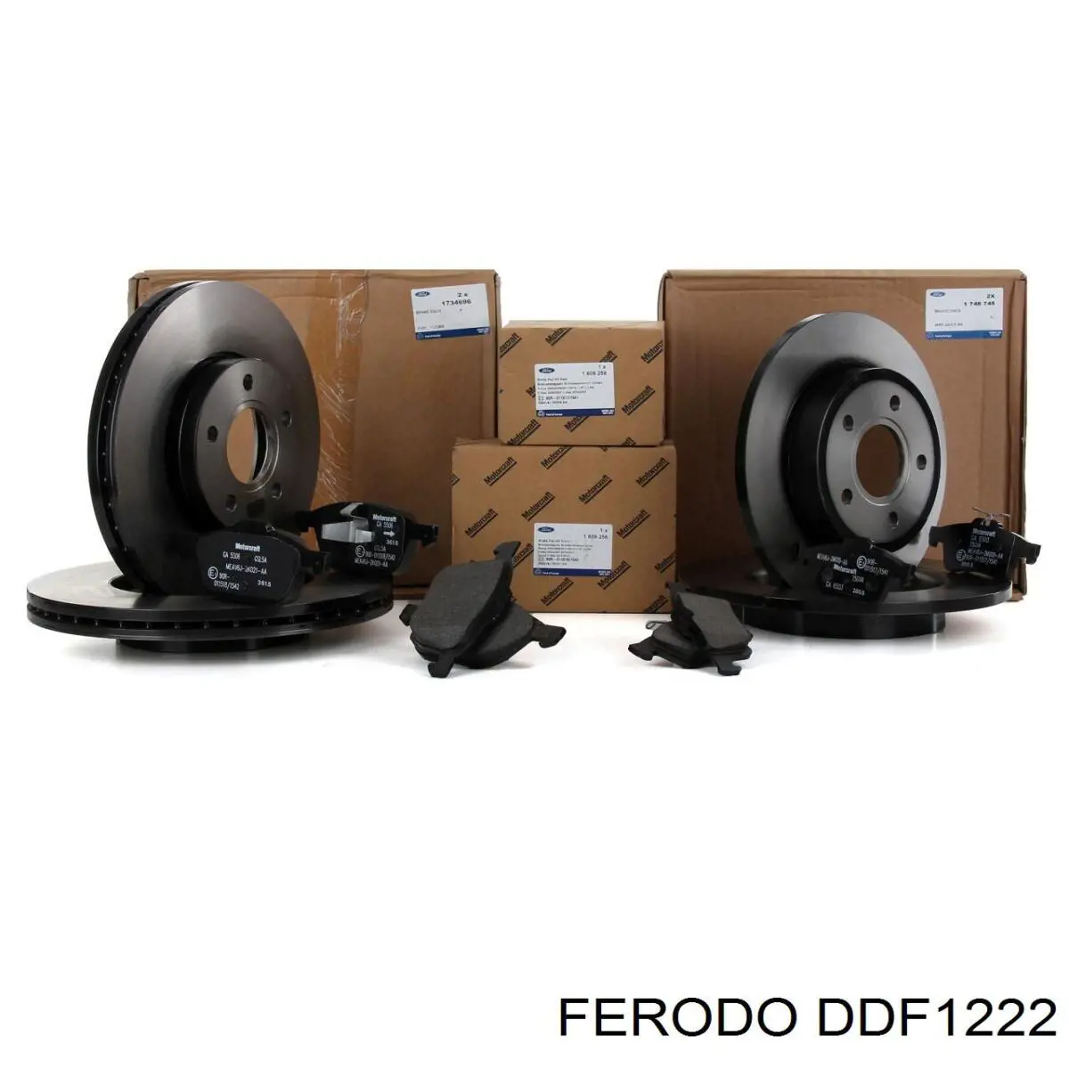 Гальмівні диски передні DDF1222 Ferodo
