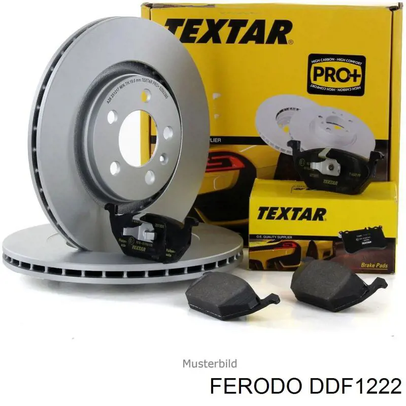 Диск гальмівний передній Ferodo DDF1222