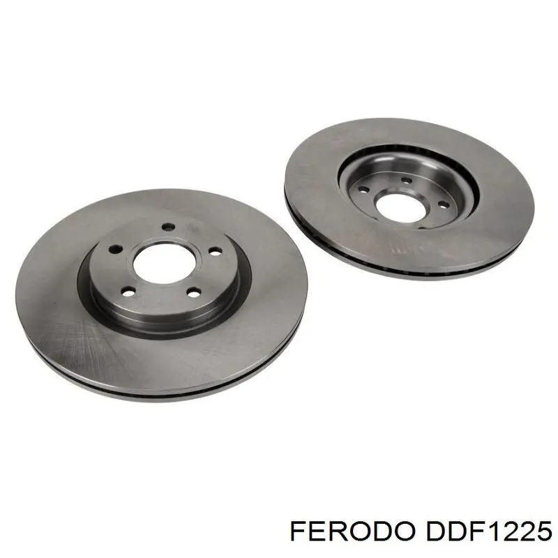 DDF1225 Ferodo диск гальмівний передній