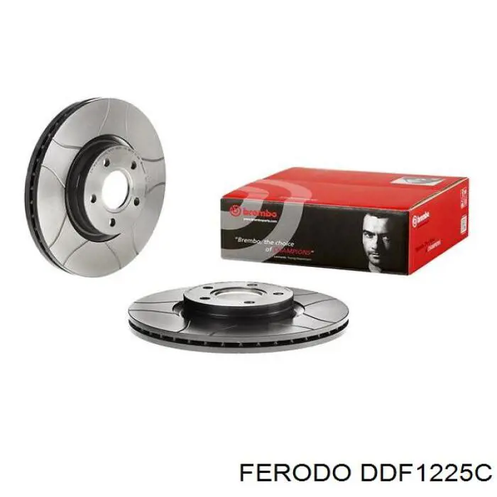 DDF1225C Ferodo диск гальмівний передній
