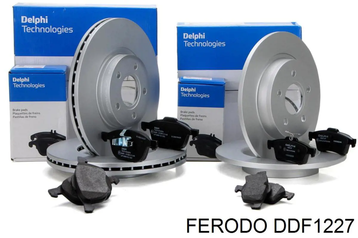 Купити DDF1227 Ferodo Диск заднього гальма