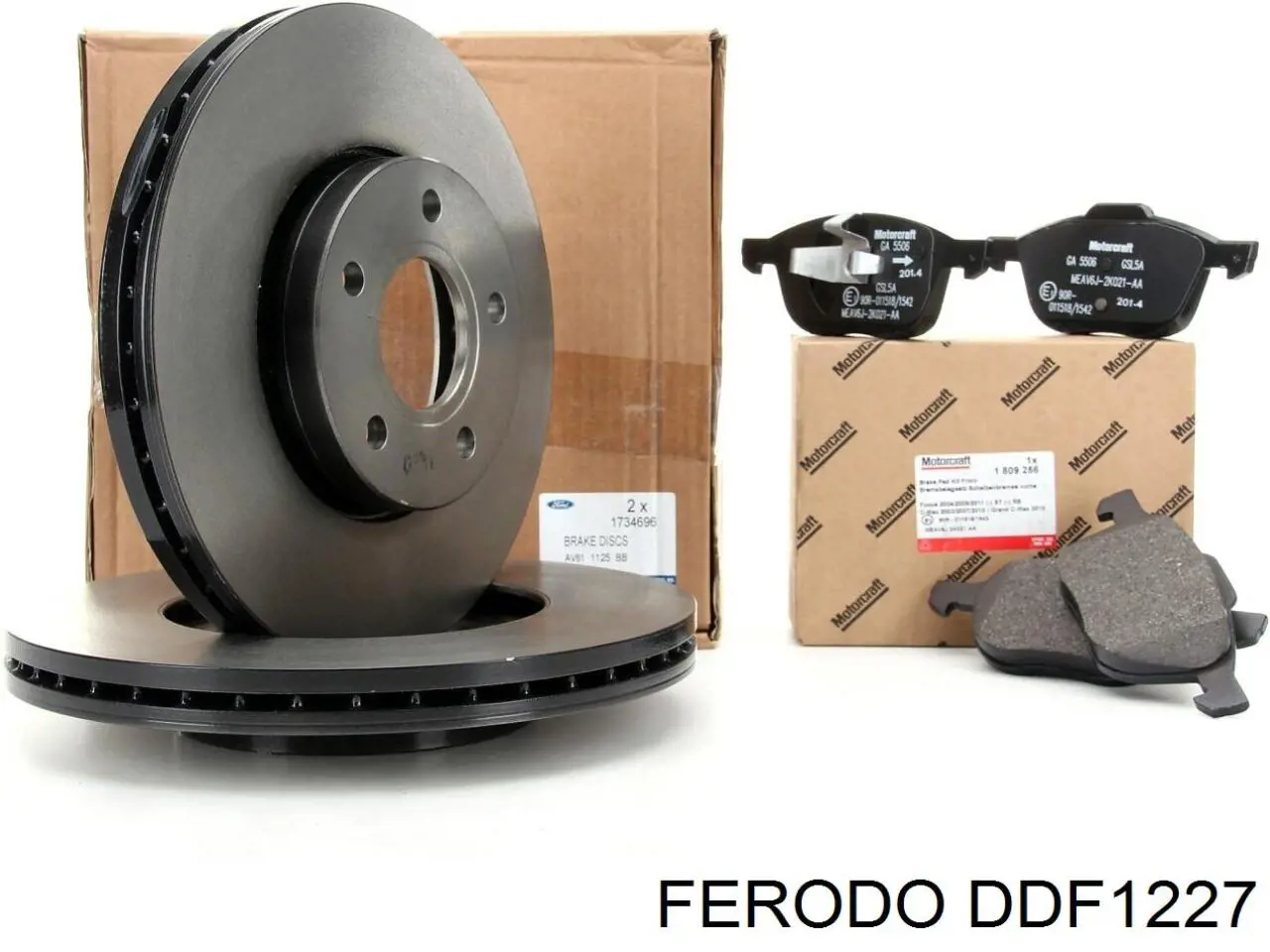 Гальмівні диски DDF1227 Ferodo