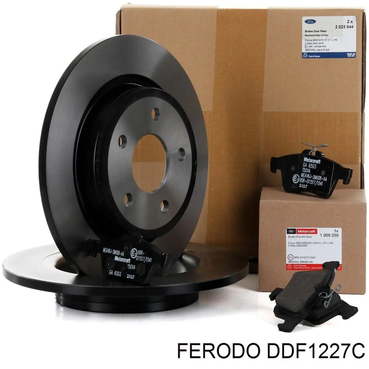 Гальмівні диски DDF1227C Ferodo