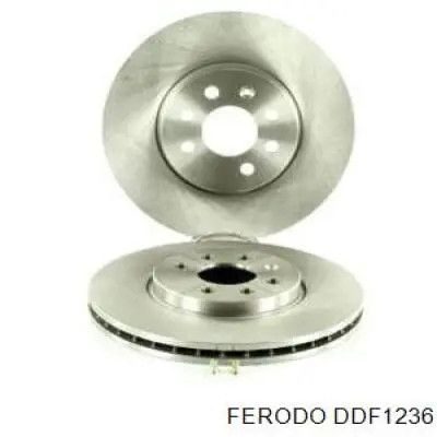 Диск гальмівний передній DDF1236 Ferodo