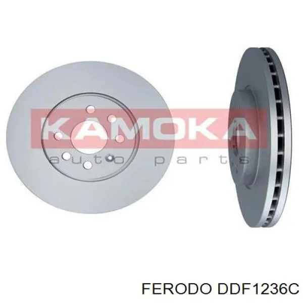 Диск гальмівний передній Ferodo DDF1236C