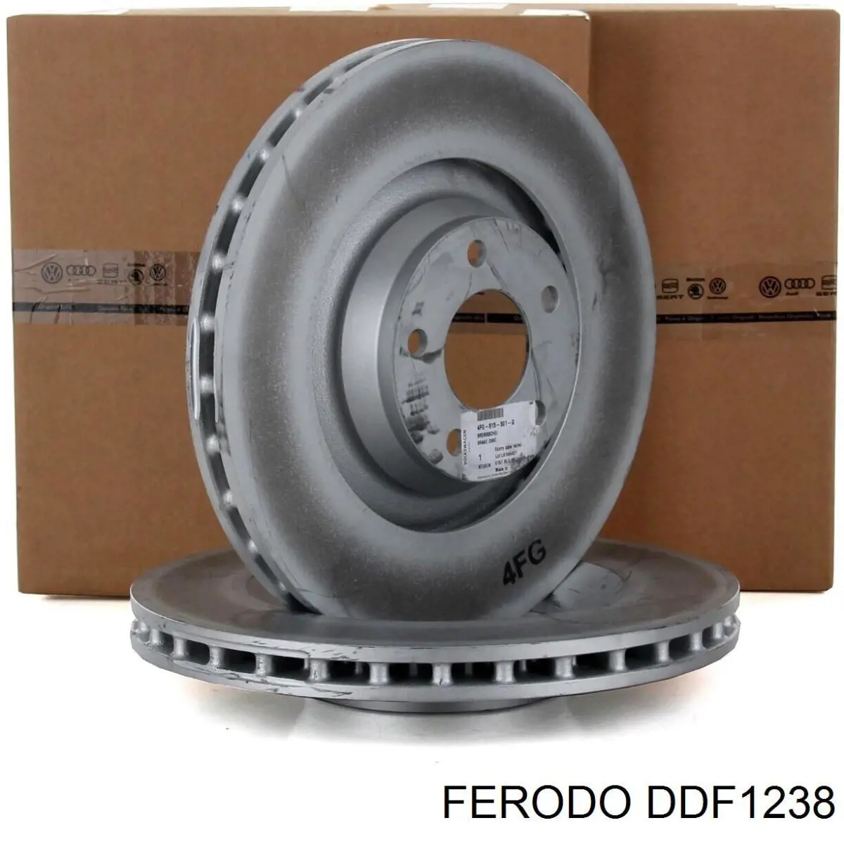 Гальмівні диски передні DDF1238 Ferodo