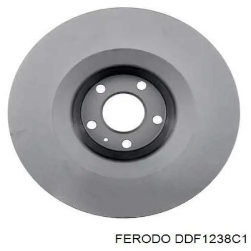 Диск переднього гальма Ferodo DDF1238C1 ціна, від 96.31 USD