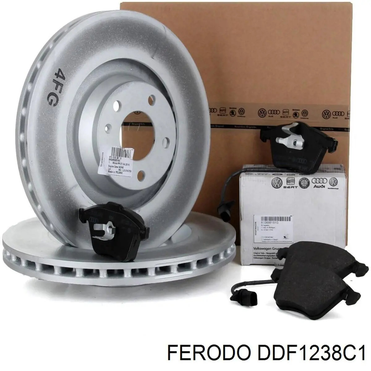 Купити DDF1238C1 Ferodo Ротор гальмівний