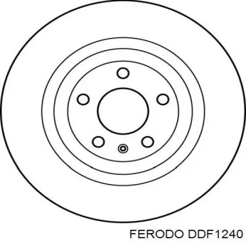 DDF1240 Ferodo Дискові гальма