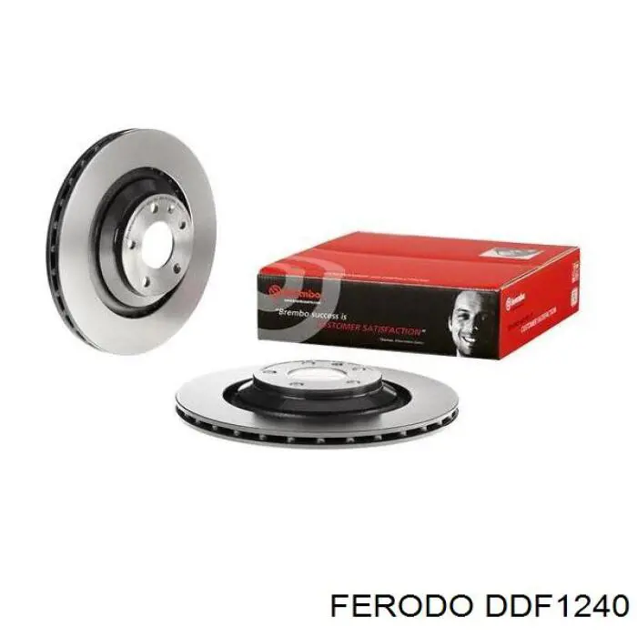 Купити DDF1240 Ferodo Диск заднього гальма