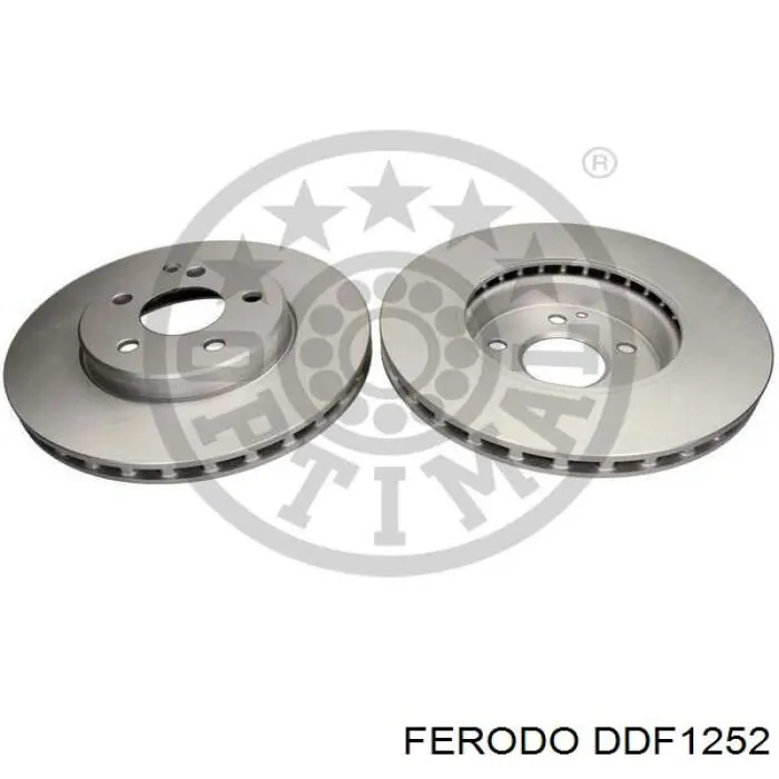 Купити DDF1252 Ferodo Ротор гальмівний