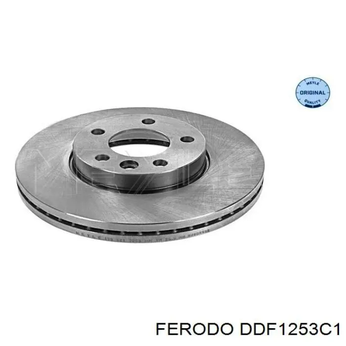 DDF1253C1 Ferodo диск гальмівний передній