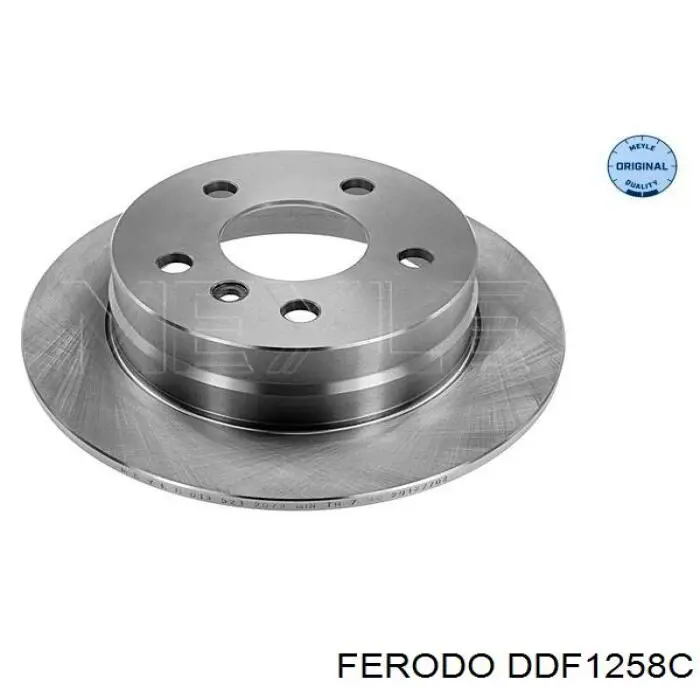 DDF1258C Ferodo диск гальмівний задній