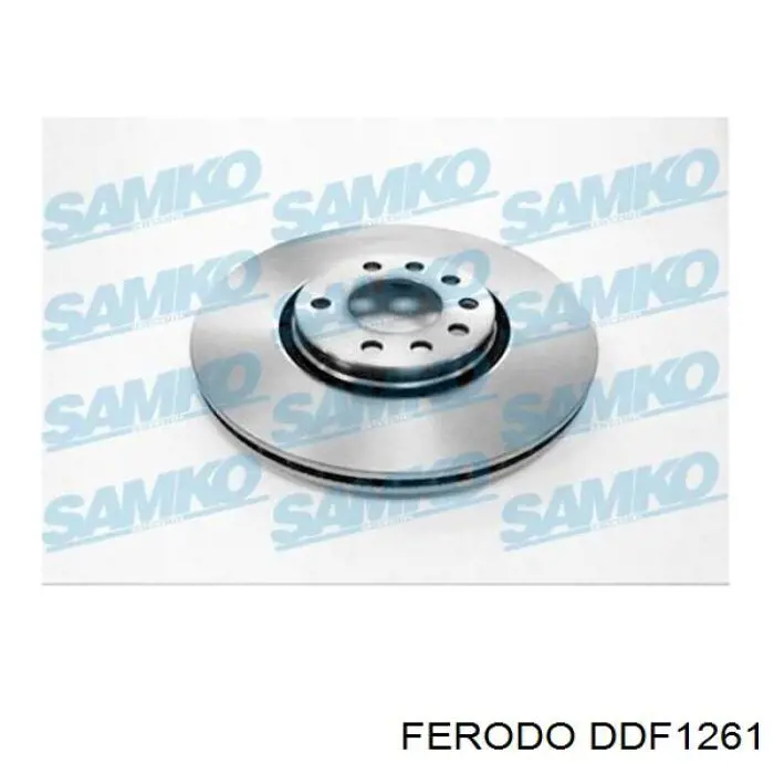 Диск гальмівний передній Ferodo DDF1261
