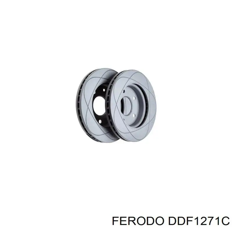 Диск переднього гальма Ferodo DDF1271C ціна, від 82.94 USD
