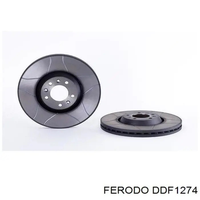 Гальмівні диски передні DDF1274 Ferodo