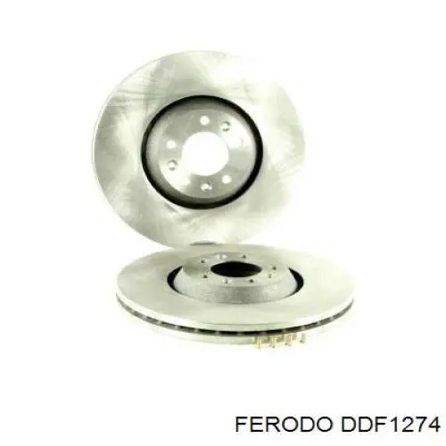 Диск переднього гальма Ferodo DDF1274 ціна, від 68.79 USD