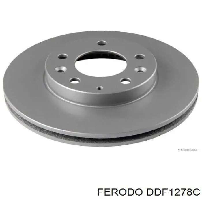 Гальмівні диски передні DDF1278C Ferodo