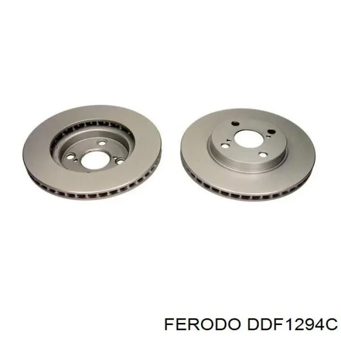 Гальмівні диски передні DDF1294C Ferodo