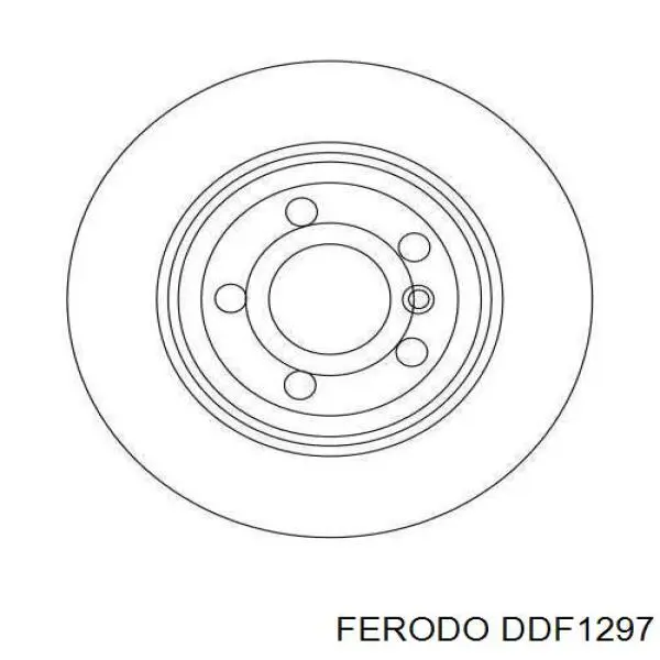 DDF1297 Ferodo Дискові гальма