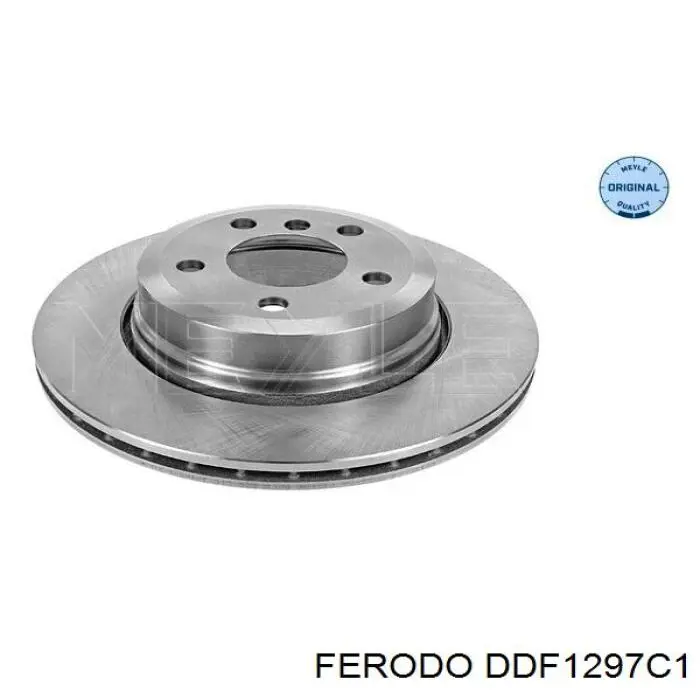 DDF1297C1 Ferodo диск гальмівний задній