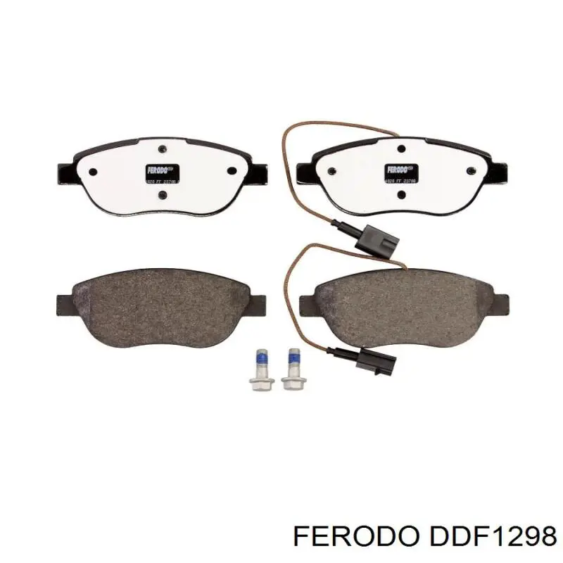 DDF1298 Ferodo Гальмо дискове переднє