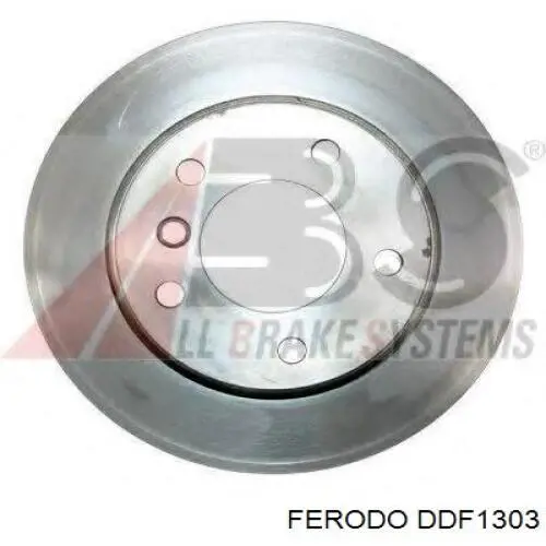 DDF1303 Ferodo диск гальмівний задній