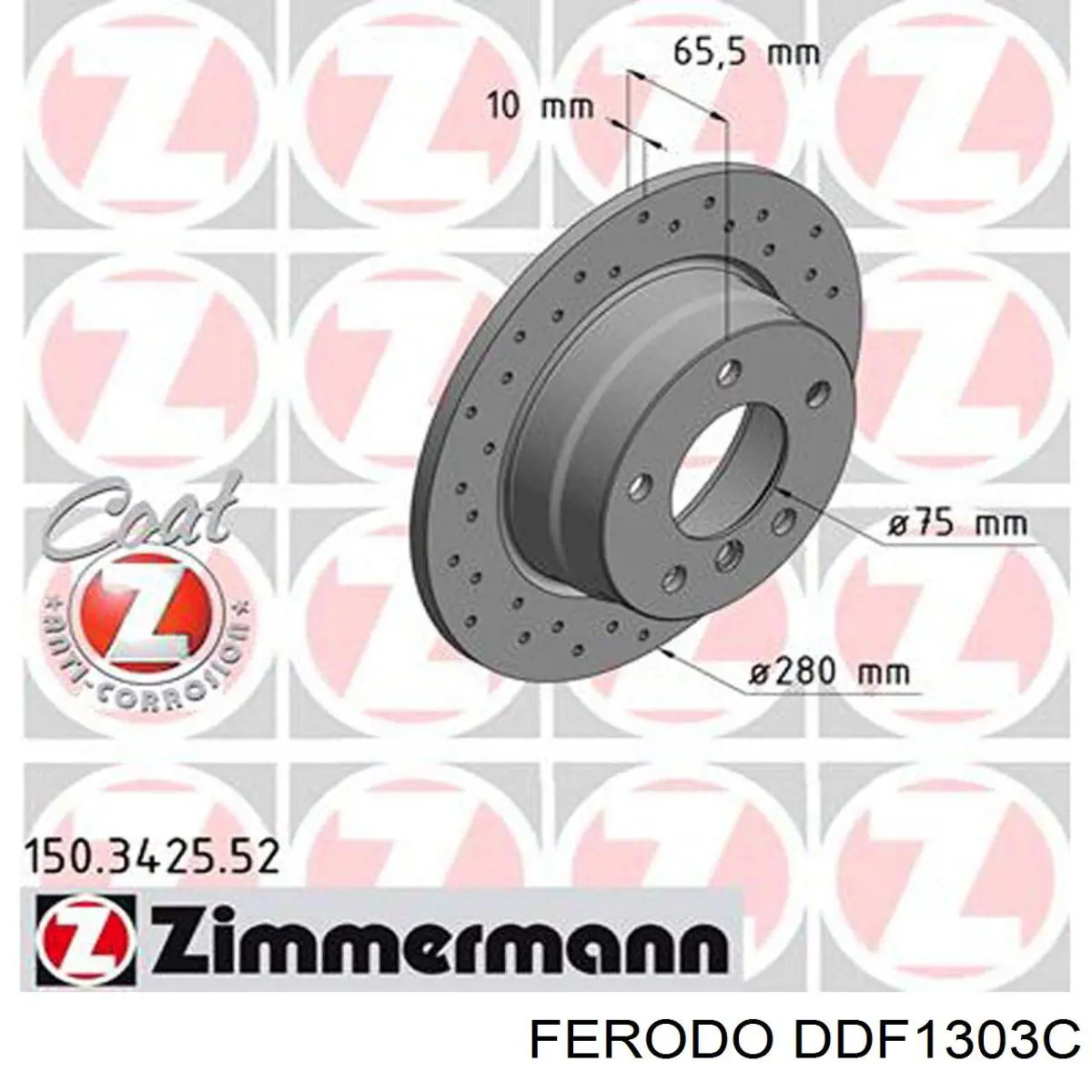 DDF1303C Ferodo Дискові гальма