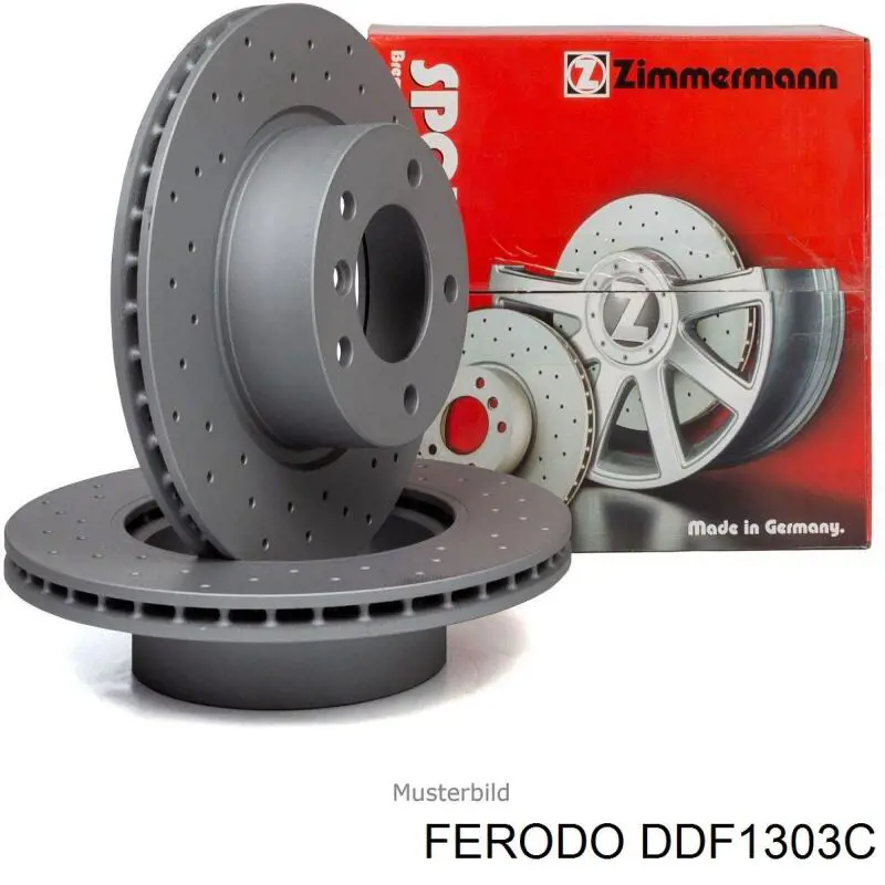 Купити DDF1303C Ferodo Диск заднього гальма