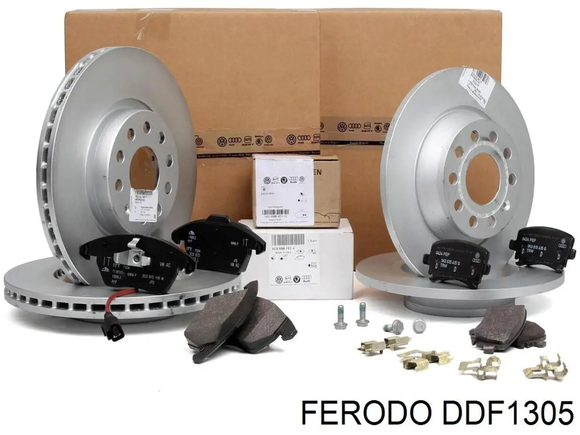 Диск переднього гальма Ferodo DDF1305 ціна, від 48.92 USD