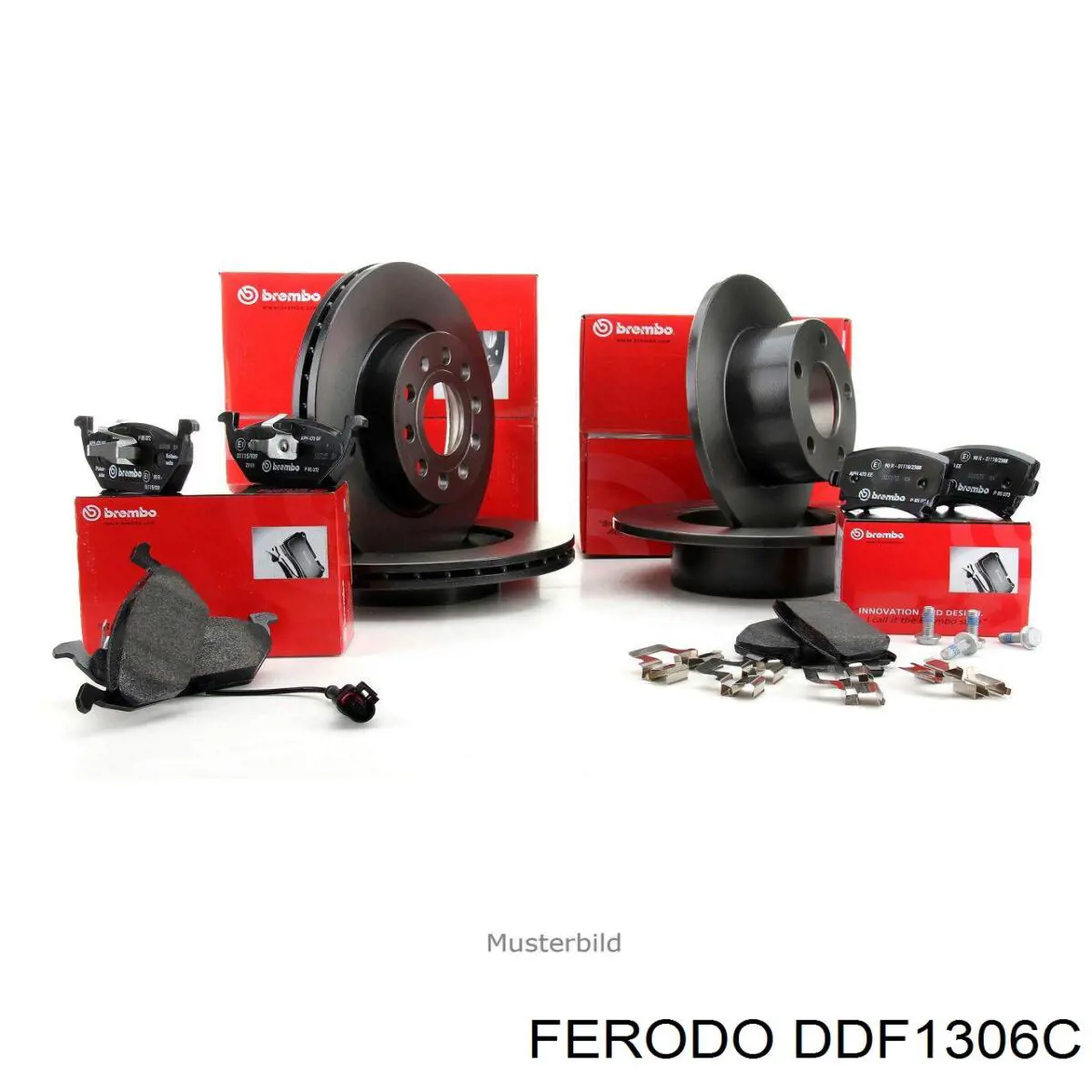 Купити DDF1306C Ferodo Диск заднього гальма