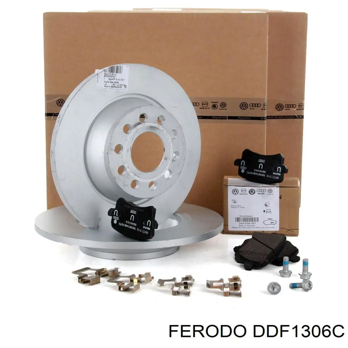 Задні дискові гальма Ferodo DDF1306C ціна, від 37.12 USD