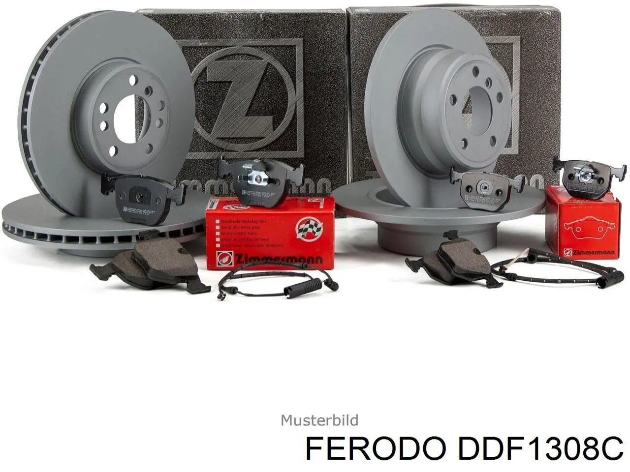 Купити DDF1308C Ferodo Диск заднього гальма