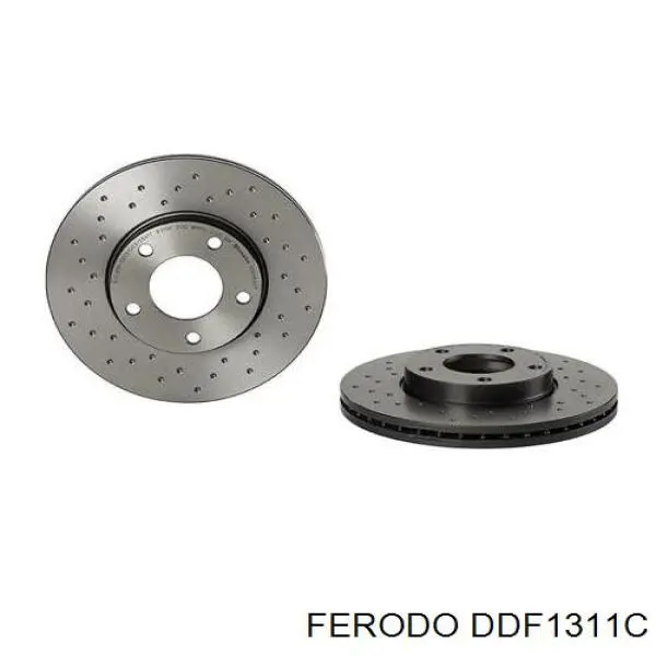 DDF1311C Ferodo Гальмо дискове переднє
