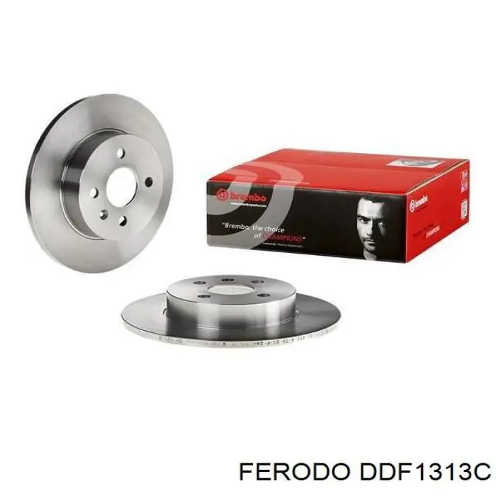Диск гальмівний задній Ferodo DDF1313C