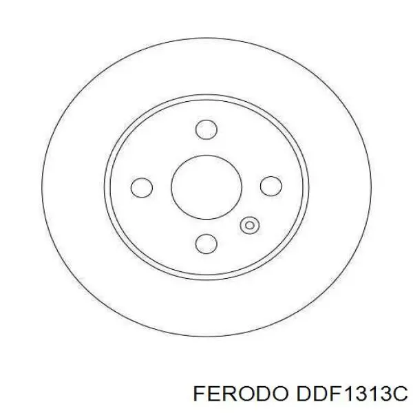 Задні дискові гальма Ferodo DDF1313C ціна, від 34.48 USD