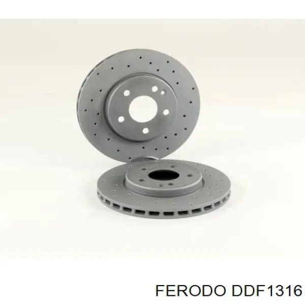 Диск гальмівний передній Ferodo DDF1316