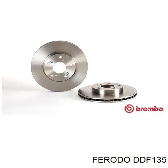 Диск переднього гальма Ferodo DDF135 ціна, від 20.84 USD