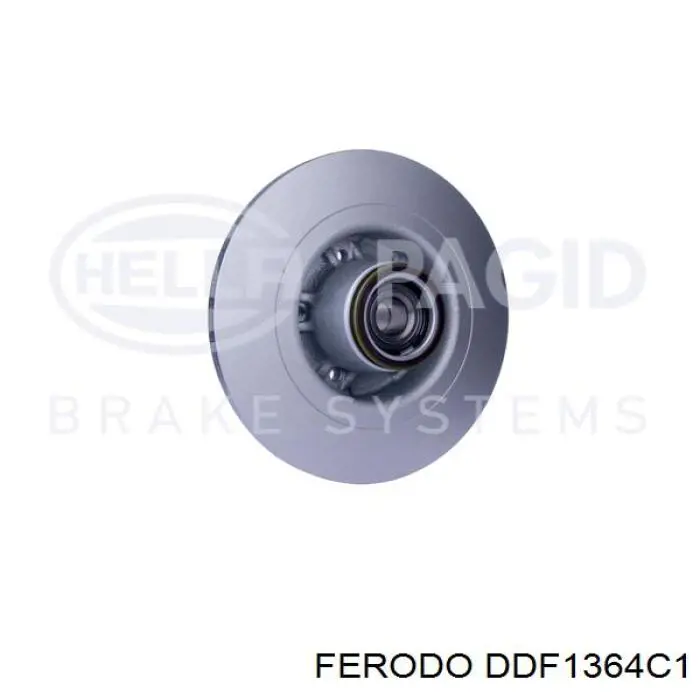 Задні дискові гальма Ferodo DDF1364C1 ціна, від 46.14 USD