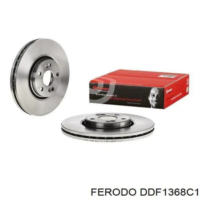DDF1368C1 Ferodo диск гальмівний передній