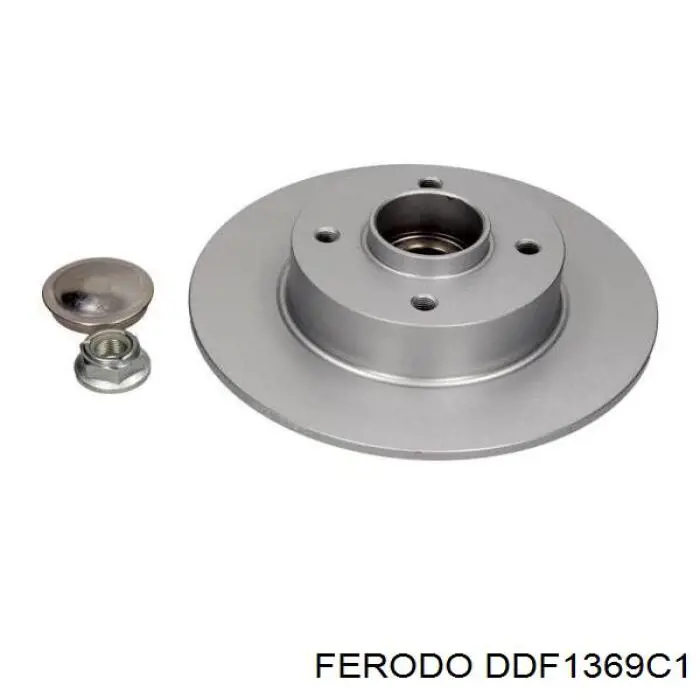 Гальмівні диски DDF1369C1 Ferodo